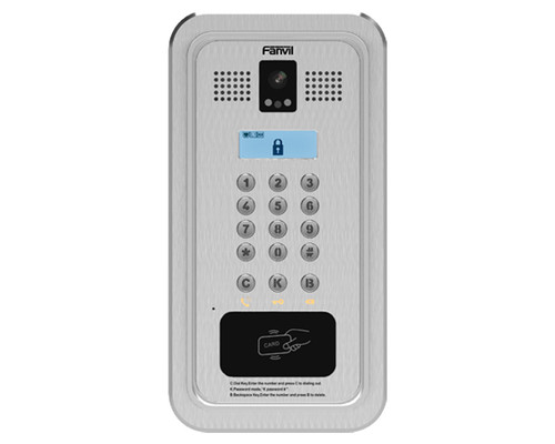I33VF - Fanvil 128x48 LCD IP65 Aluminum Intercom Panel