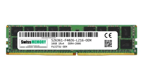 S26361-F4026-L216 - Fujitsu 16GB DDR4 2666MHz ECC Memory