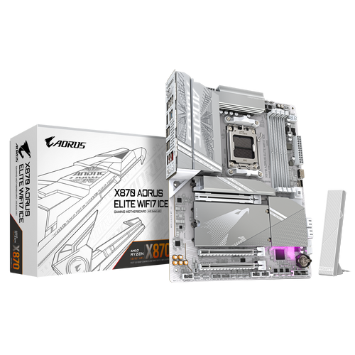 X870 A ELITE WF7 ICE - GIGABYTE AM5 ATX Motherboard
