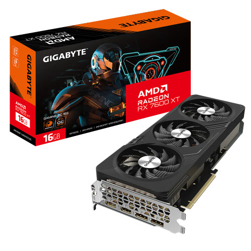 GV-R76XTGAMING OC-16GD - Gigabyte Radeon RX 7600 XT GAMING OC 16GB Graphics Card