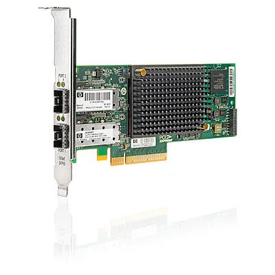 HP StoreVirtual P4000 G2 Dual-Ports SFP+ 10Gbps Network Adapter for 10GBase-X PCI Express, compatible with servers