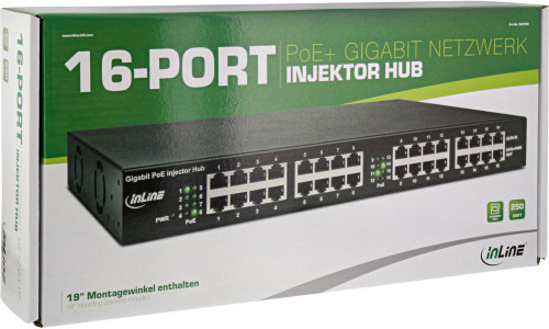 32324P - InLine 24-Port Gigabit PoE+ Network Switch