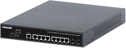 562003 - Intellinet 10-Port L2+ Managed PoE++ Gigabit Switch