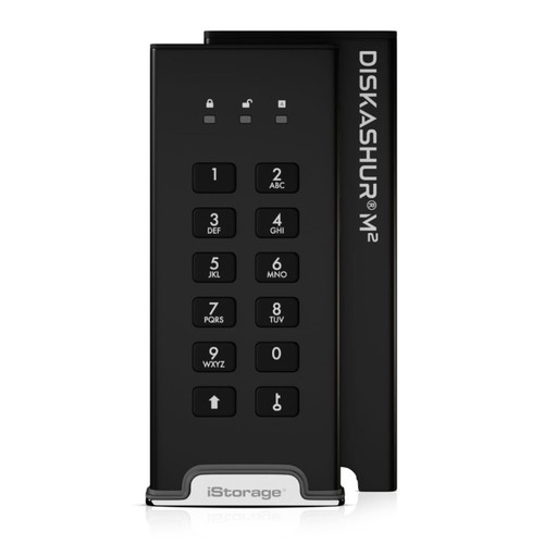 IS-DAM2-256-2000 - iStorage 2TB M.2 USB Type-A Type-C SSD