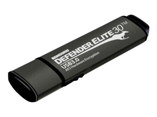 Kanguru Defender Elite30 256GB Encrypted USB 3.0 Flash Drive for Data Security