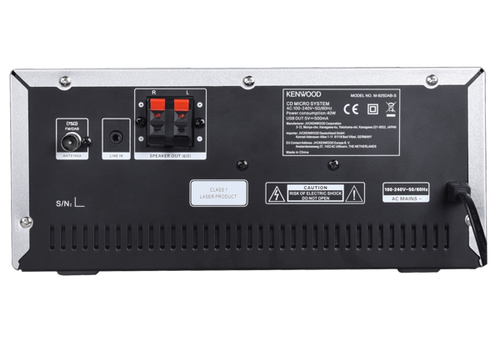 M-925DAB-S - Kenwood Black Silver Home Audio Microsystem