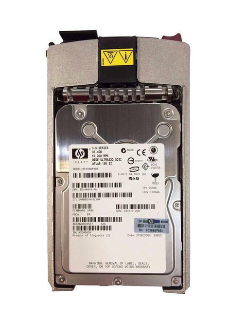 BF0368A4B9 - HP 36.4GB 15000RPM Ultra320 SCSI 3.5" HDD