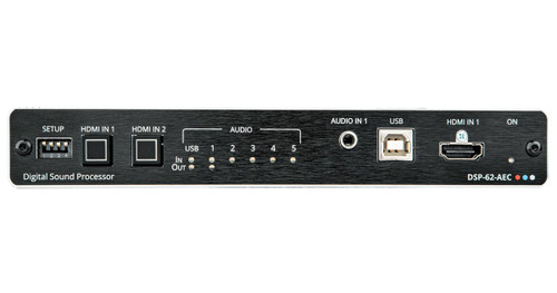13-80555090 - Kramer 6x2 PoE Audio Matrix DSP AEC