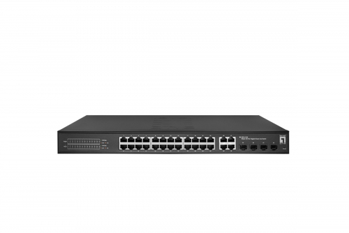 GES-2128 - LevelOne Hilbert 28-Port Gigabit Smart Lite Switch