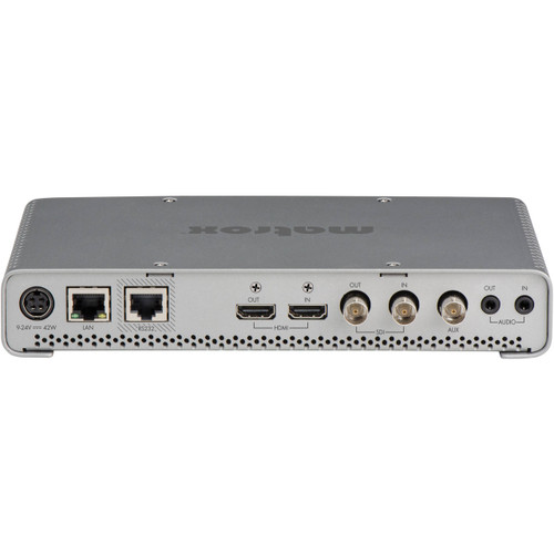 Matrox Monarch HDX video encoder for live streaming, compatible with various devices