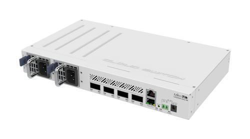 CRS504-4XQ-IN - MikroTik 4-Port QSFP+ Cloud Router Switch