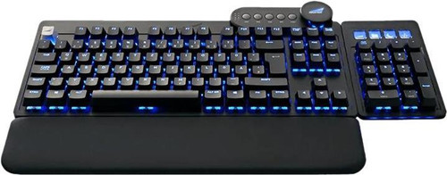Mountain Everest Max USB Mechanical RGB Gaming Keyboard by MG-EVK1B-CP1-DE, ideal for gaming setups