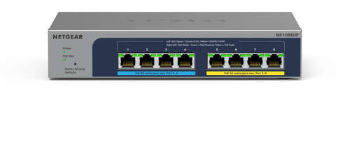 MS108EUP-100EUS - NetGear 8-Port Ultra60 PoE++ 2.5G Switch