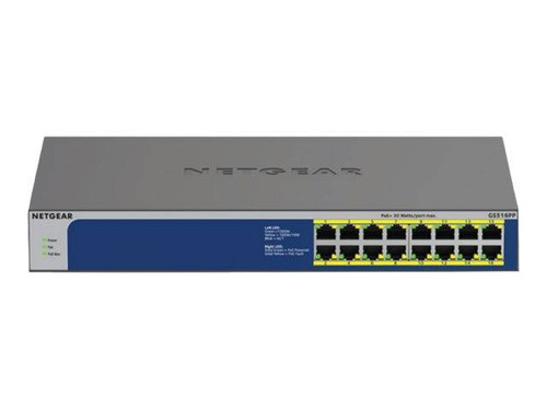 NetGear GS516PP-100EUS GS516PP Unmanaged Switch