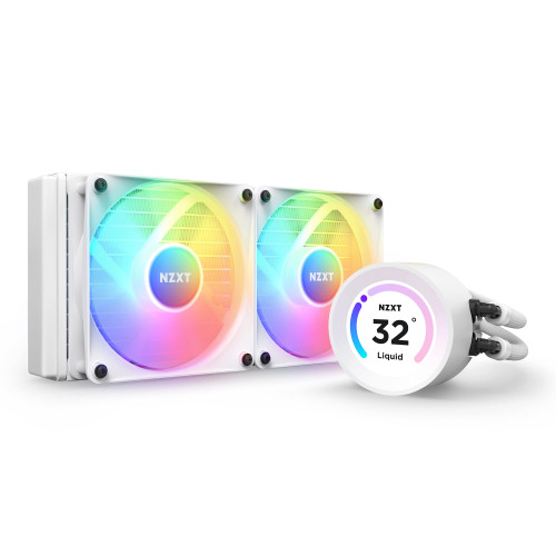 RL-KR24E-W1 - NZXT 240mm RGB AIO Liquid Cooler