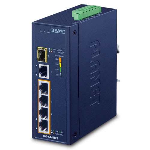 IGS-624HPT - Planet 4-Port Network Switch