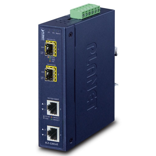 IGT-900-2T2S - Planet 2-Port Industrial Media Converter