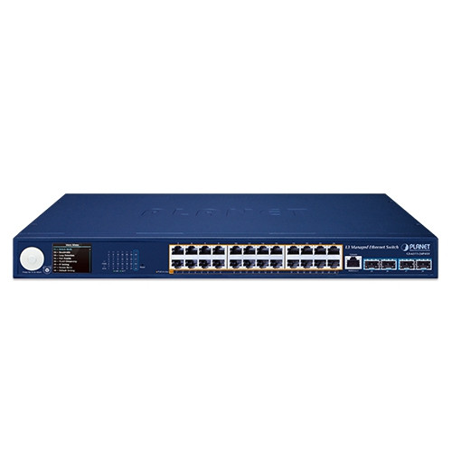 GS-6311-24P4XV - Planet 24-Port PoE+ 4 SFP+ Layer 3 Switch