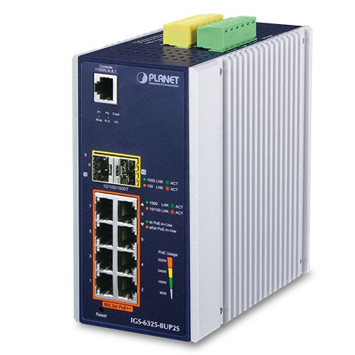 IGS-6325-8UP2S - Planet IGS-6325 Managed L3 Gigabit Ethernet Switch