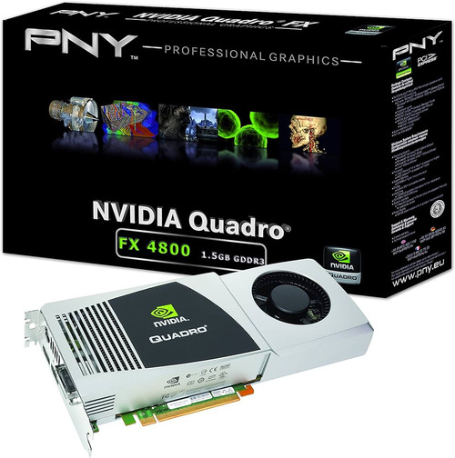 VCQFX4800 - PNY Quadro FX 4800 1.5GB Graphics Card