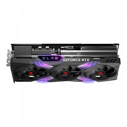 PNY XLR8 GeForce RTX 4080 Super 16GB Gaming Verto Epic-X RGB Triple Fan graphics card compatible with gaming setups