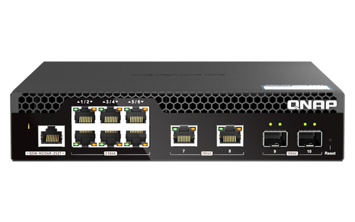 QSW-M2108R-2C - QNAP Managed L2 2.5G 8-Port Network Switch