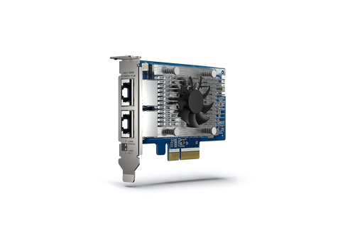 QXG-10G2T - QNAP Dual Port 10GbE PCIe RJ45 Network Adapter