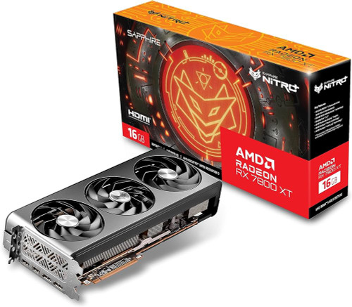 Sapphire NITRO+ Radeon RX 7800 XT 16GB GDDR6 256 bit graphics card for gaming and high-performance computing