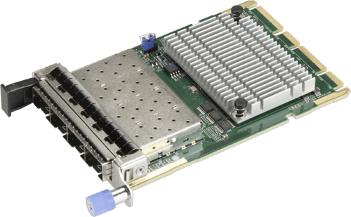 AOC-ATG-I4SM-O - SuperMicro 4 Port 10GbE SFP+ Network Add-on Card