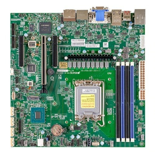 SuperMicro X13SAZ-F Motherboard Bulk Pack for Servers - MBD-X13SAZ-FB