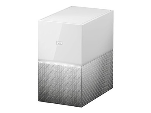 Western Digital My Cloud Home Duo 6TB Silver NAS storage compatible with home network