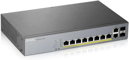 Zyxel GS1350-12HP-EU0101F GS1350-12HP Managed L2 Gigabit Switch