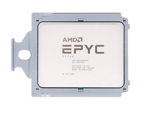 AMD 100-000000504 EPYC 7773X 64-Core Socket SP3 Processor