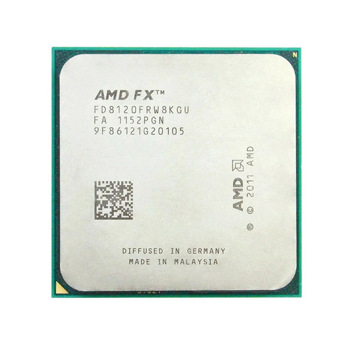 AMD FX-8120 8-Core 3.1GHz Processor for Socket AM3+ - FD8120FRGUBOX - CPU compatible with AM3+ motherboards