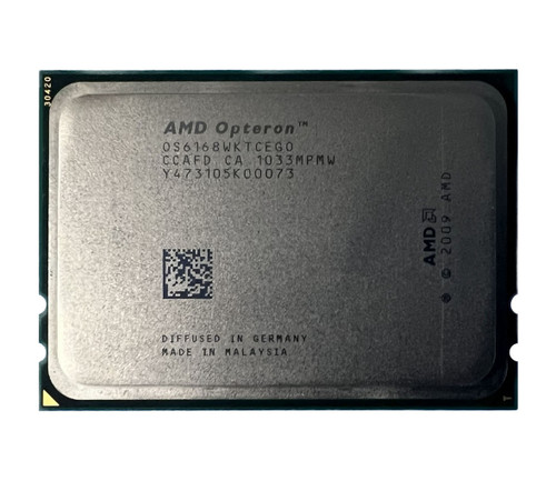 AMD Opteron 6168 12-Core 1.9GHz Processor for Socket G34 Servers - Part Number: OS6168WKTCEGO