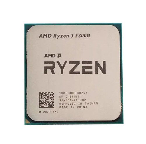 AMD Ryzen 3 5300G Quad-Core 4.0GHz Processor for Socket AM4 - Part Number 100-000000253 - Computer Components