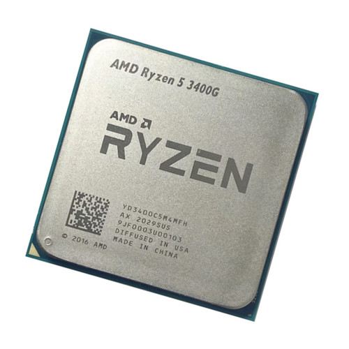 AMD Ryzen 5 3400G 3.7GHz Quad-Core Processor for Socket AM4 - YD3400C5M4MFH - Compatible with AM4 motherboards