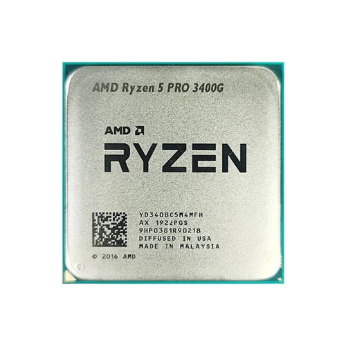 AMD Ryzen 5 Pro 3400G Quad-Core Processor for Socket AM4 - YD340BC5M4MFH - CPU compatible with AM4 motherboards