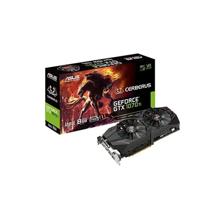 CERBERUS-GTX1070TI-A8G - ASUS GeForce GTX 1070 Ti 8GB GDDR5 Graphics Card
