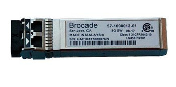XBR-000148 - Brocade 8Gb/s Short Wave Fibre Channel SFP+ Transceiver
