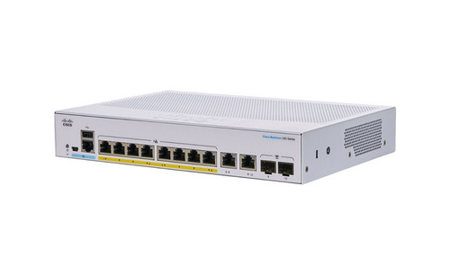 CBS250-8PP-E-2G-NA - Cisco CBS250 8-Port PoE Network Switch