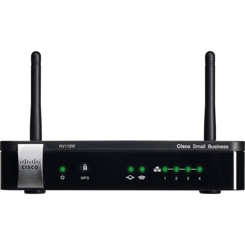 RV110W-A-NA-K9 - Cisco 100Mbps 5-Port Wireless N VPN Router
