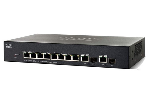 SF352-08P-K9 - Cisco 8-Port 100Base-TX RJ-45 PoE+ Managed Switch