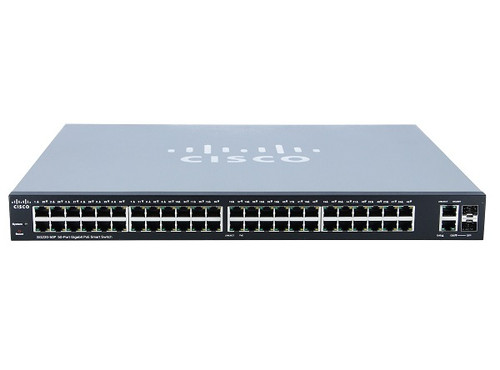 SG220-50P-K9 - Cisco 48-Port Gigabit PoE 2 SFP 1U Network Switch