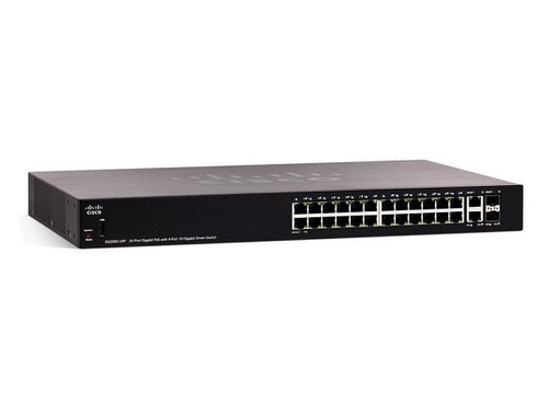 SG250X-24-K9 - Cisco 24-Port Gigabit PoE+ Layer 3 Rack Switch