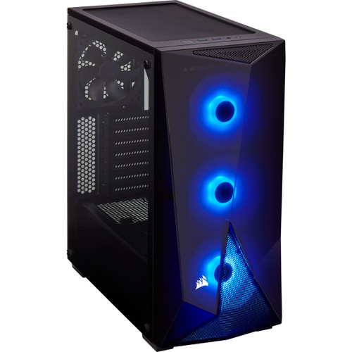 CC-9011166-WW - Corsair RGB Tempered Glass Mid-Tower ATX Case