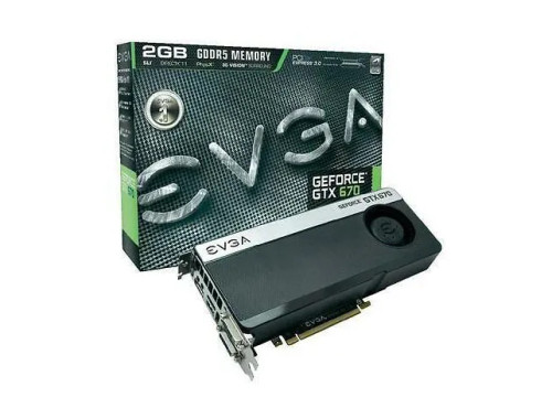 02G-P4-2670-B1 - EVGA 2GB DDR5 256-Bit PCIe 3.0 Graphics Card