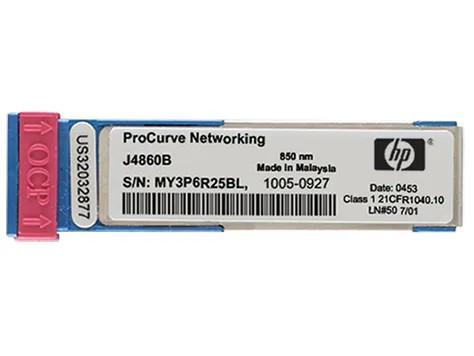 J4860CR - HP 1000Base-ZX SFP 1Gb Single-Mode 1550nm 80km LC Transceiver