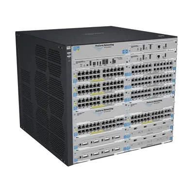 J8715A - HP 12-Slot Layer 3 PoE+ 9U Network Switch Chassis