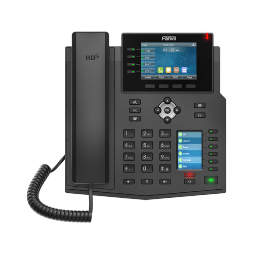X5U-V2 - Fanvil X5U-V2 16-Line Enterprise IP Phone VoIP Desk Phone